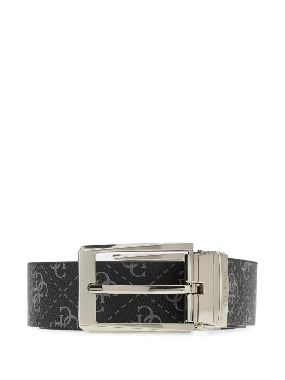 GUESS USA Cintura Milano 4G reversibile con logo - Nero