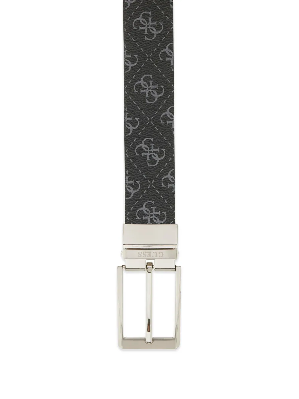 GUESS USA Milano 4G omkeerbare riem met logoprint Zwart