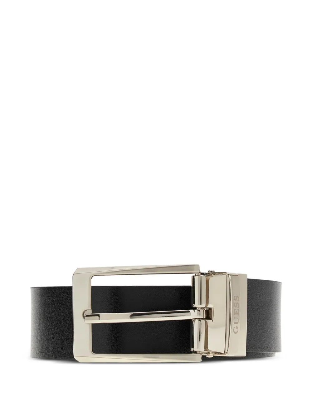 GUESS USA Milano 4G omkeerbare riem met logoprint Zwart