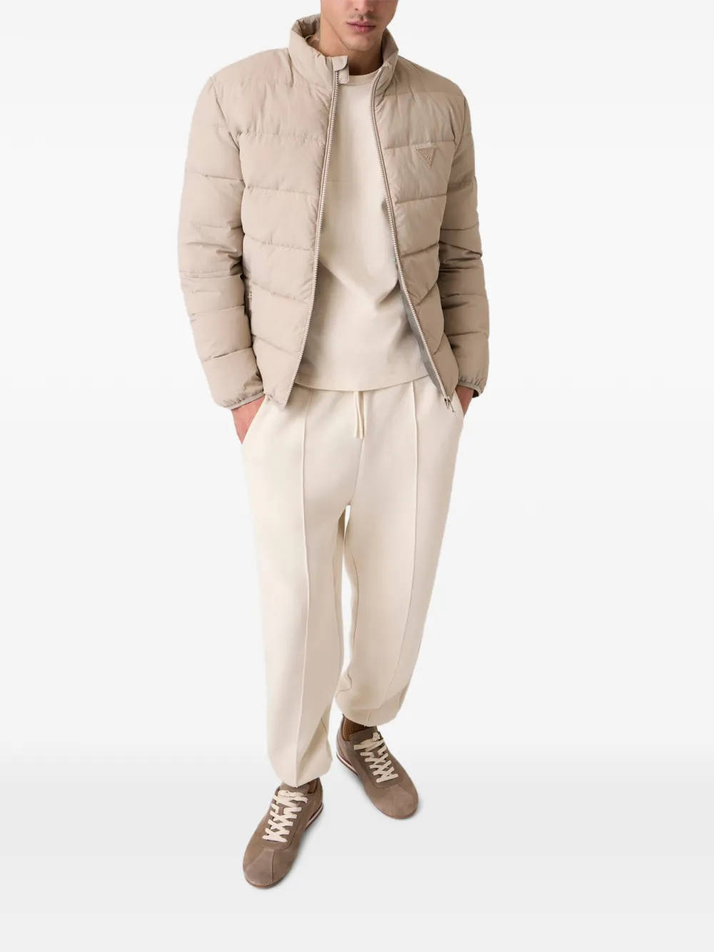 GUESS USA Gewatteerd jack Beige