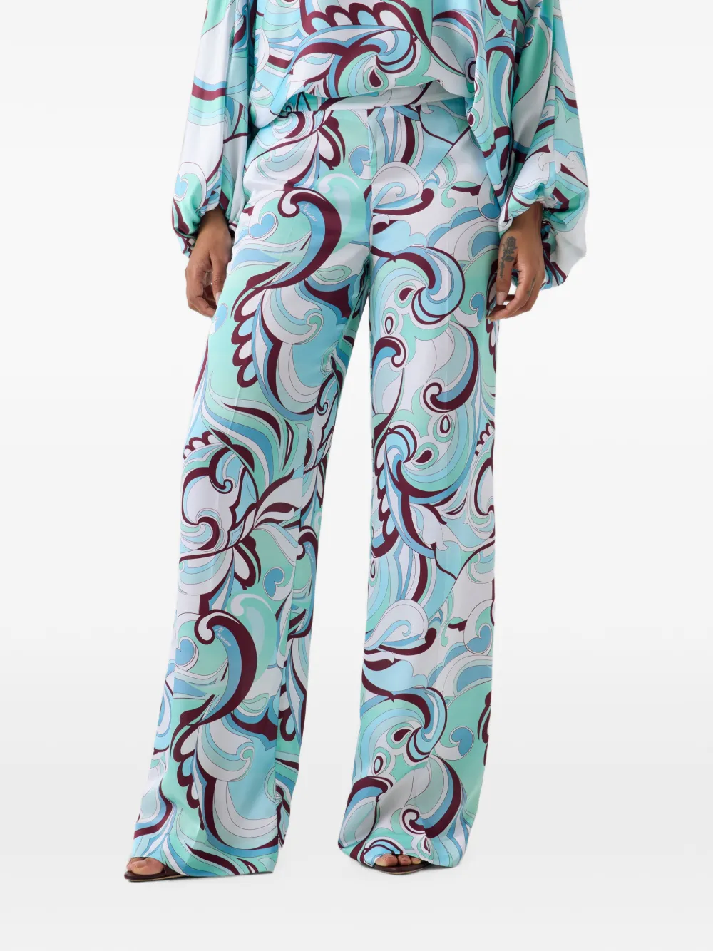 MARCIANO by GUESS Carmen abstract-print trousers