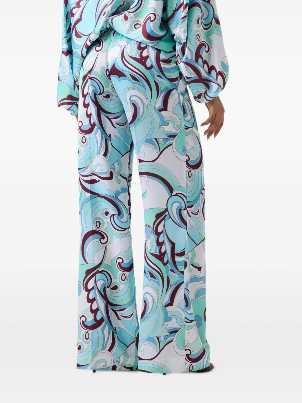 MARCIANO by GUESS Carmen broek met abstracte print Wit