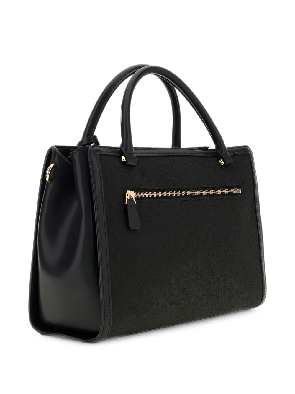 GUESS USA Audrey shopper met monogram-patroon Zwart