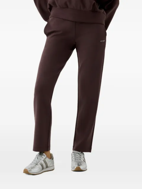 GUESS USA logo-print straight-leg track pants