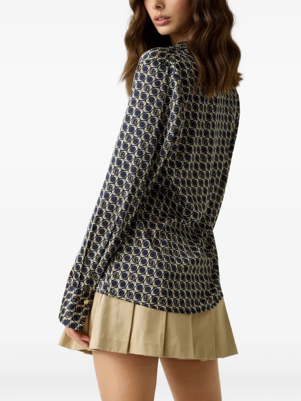 GUESS USA Blouse met geometrische print Zwart