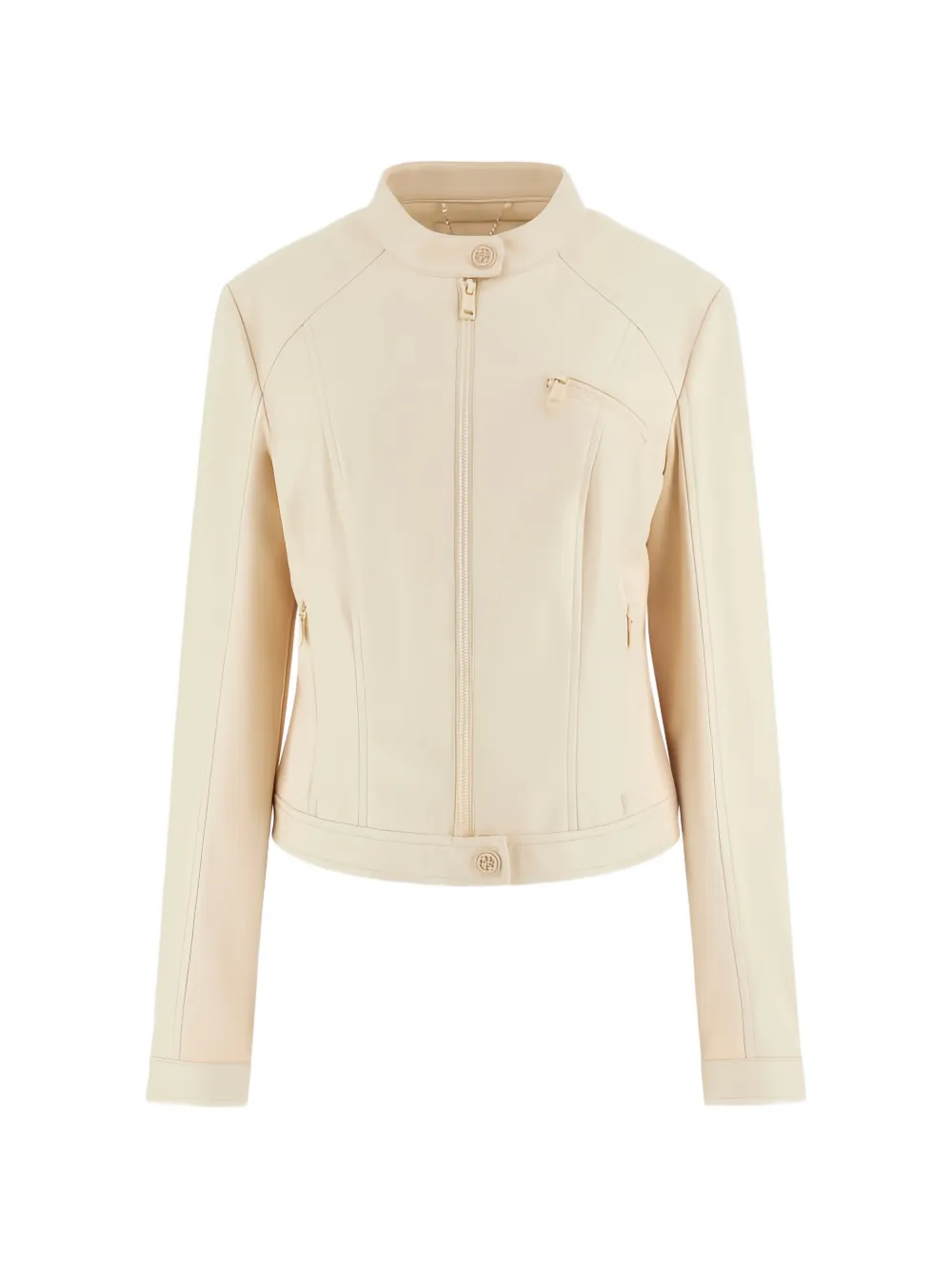 GUESS USA Schmale Jacke mit Reißverschluss - Nude