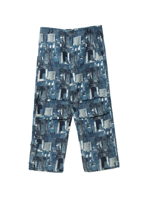 Maharishi Mahaboro patchwork-effect straight-leg trousers
