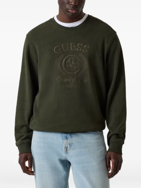GUESS USA logo-embroidered sweatshirt