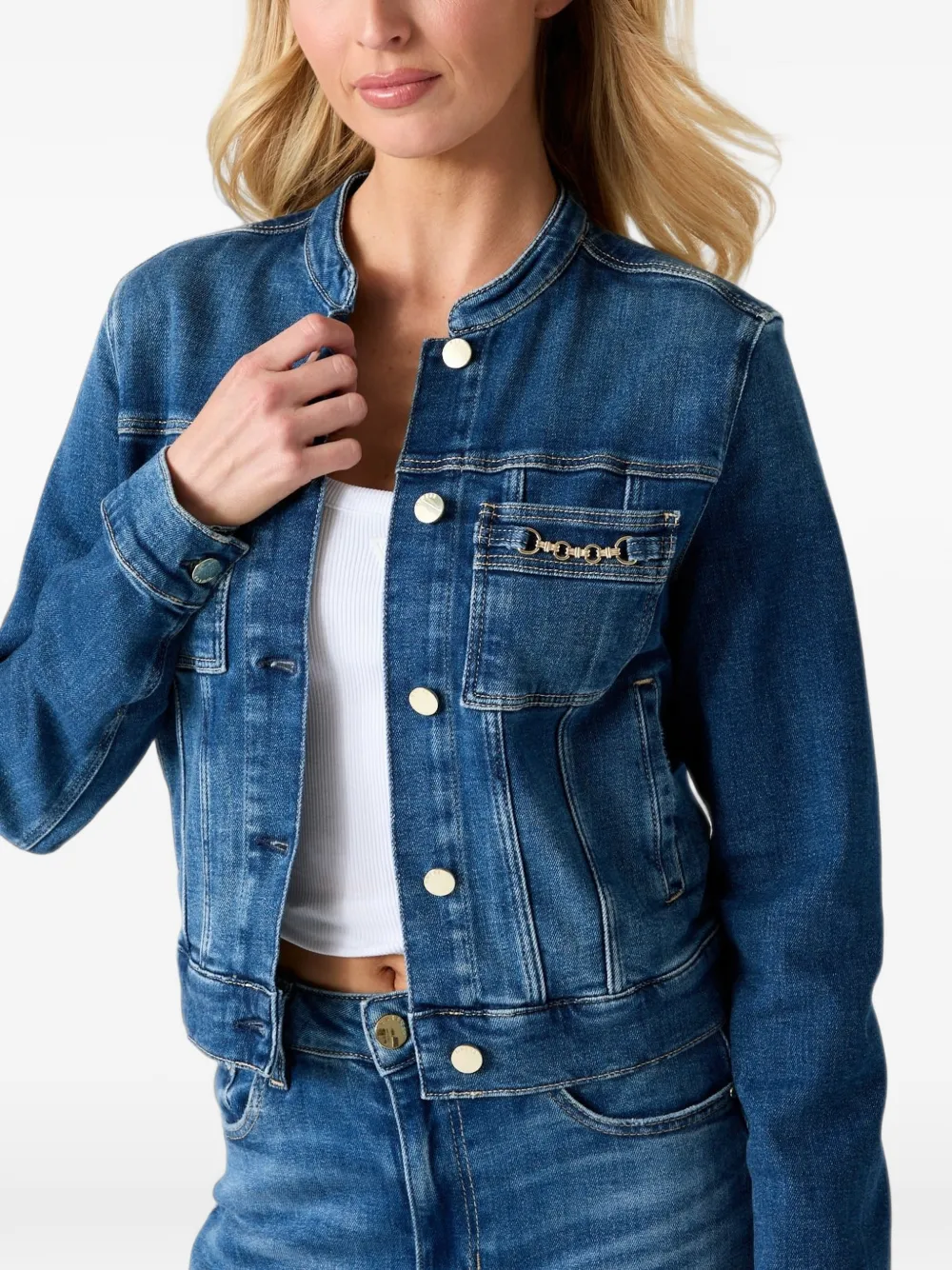 GUESS USA Denim jack Blauw