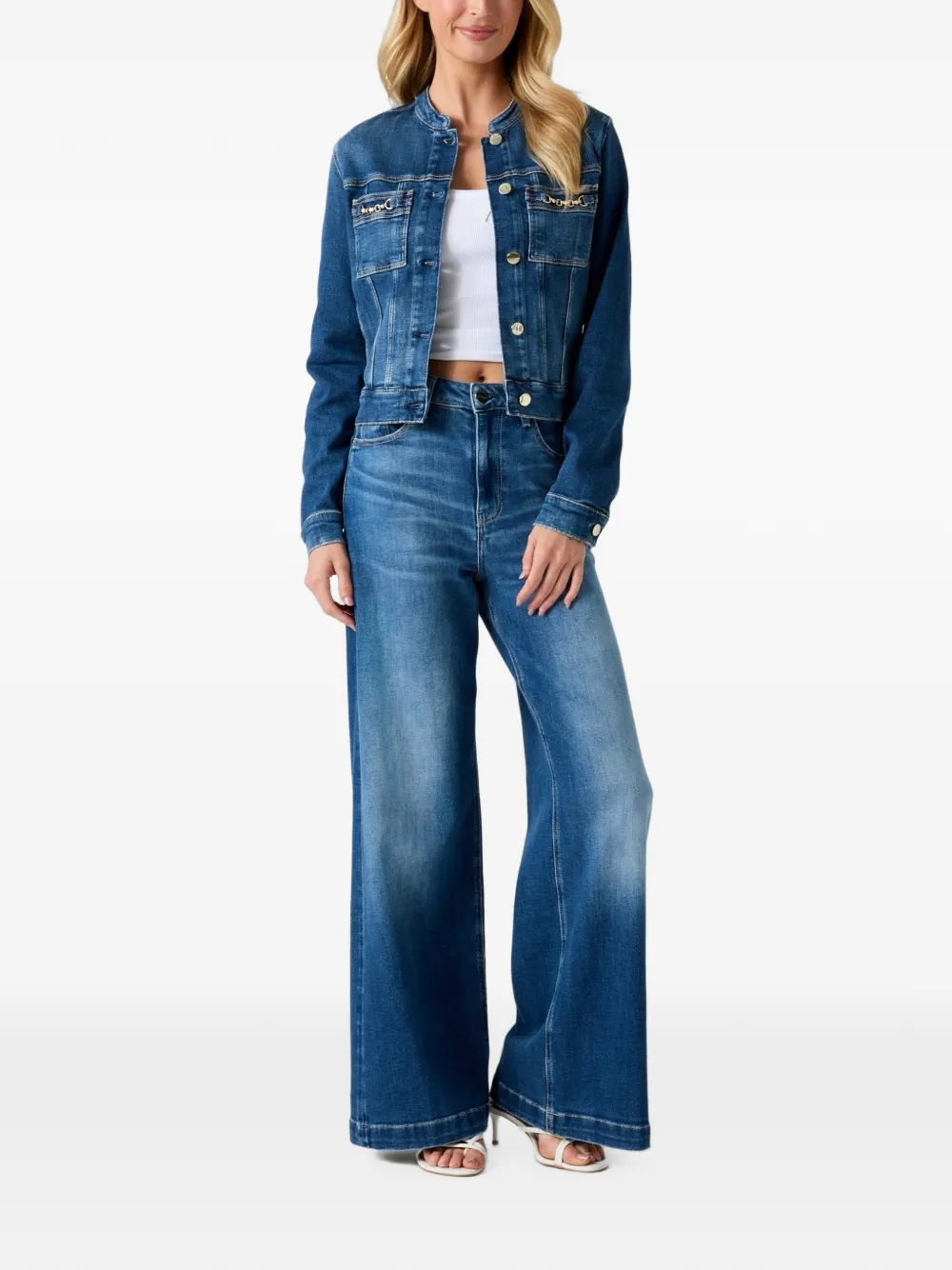 GUESS USA Denim jack Blauw