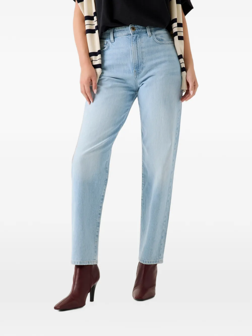 GUESS USA Jeans Mom in cotone - Blu