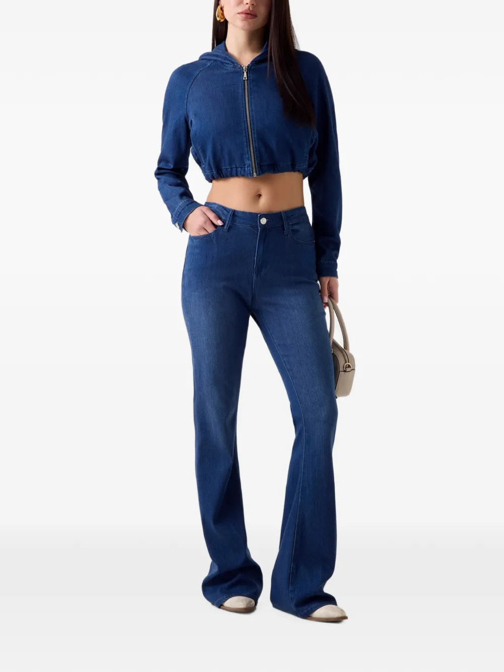 GUESS USA Flared jeans Blauw