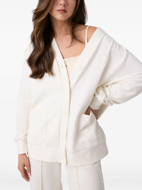 GUESS USA logo-embroidered cardigan