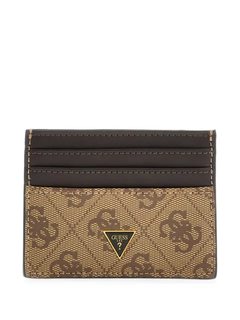 GUESS USA Madrid monogram-print card holder