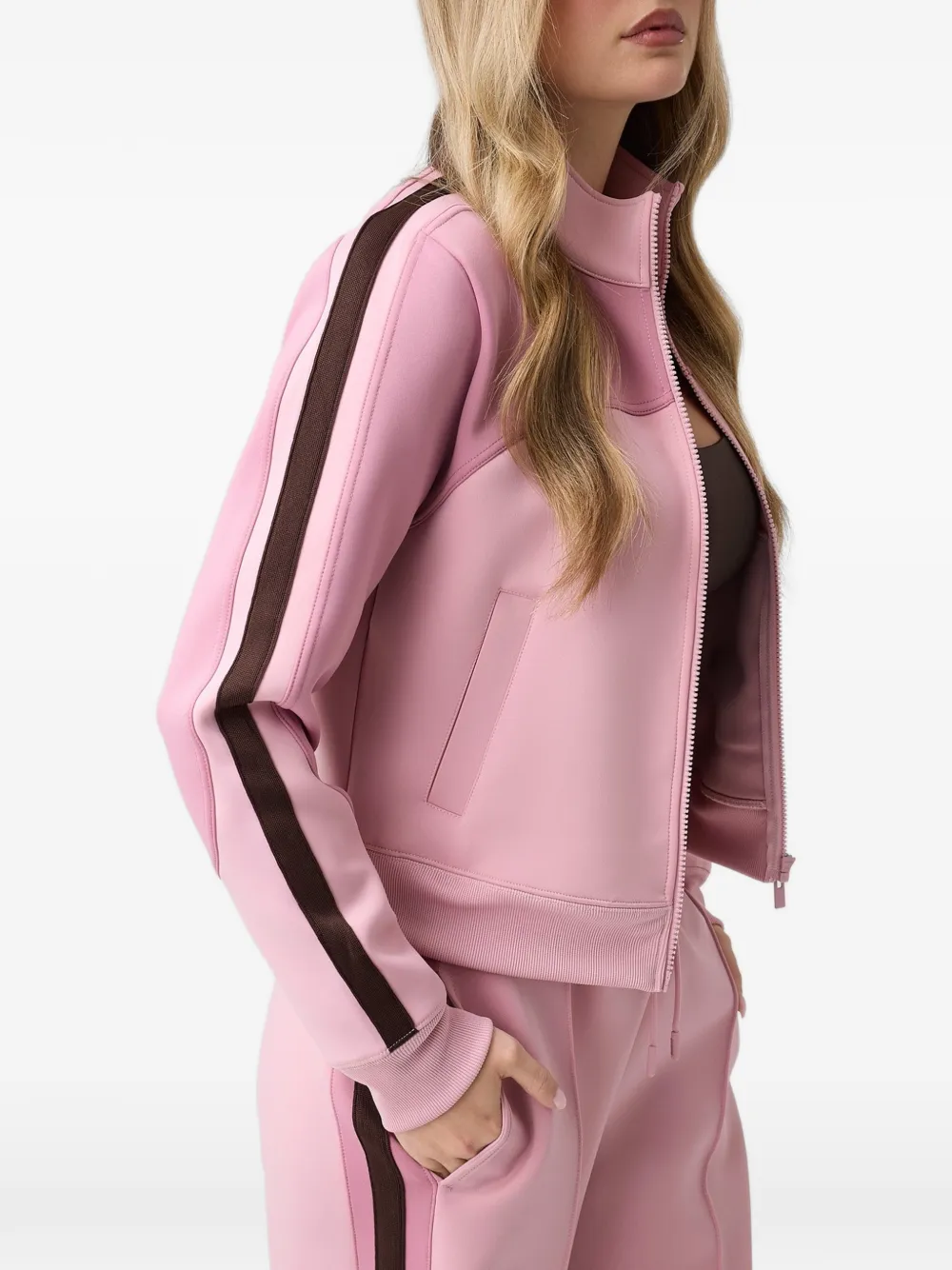GUESS USA Sweater met zijstreep Roze
