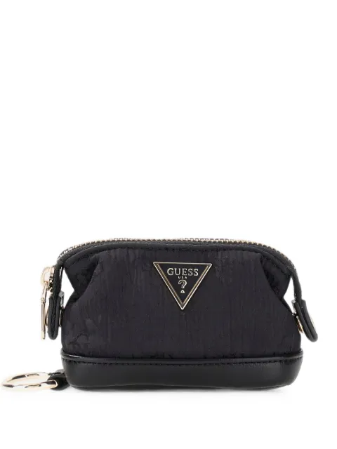 GUESS USA cosmetiquera con logo en jacquard