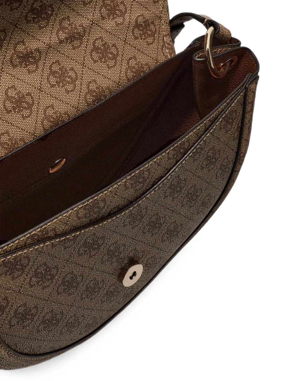 GUESS USA Coleen schoudertas met logoprint Beige