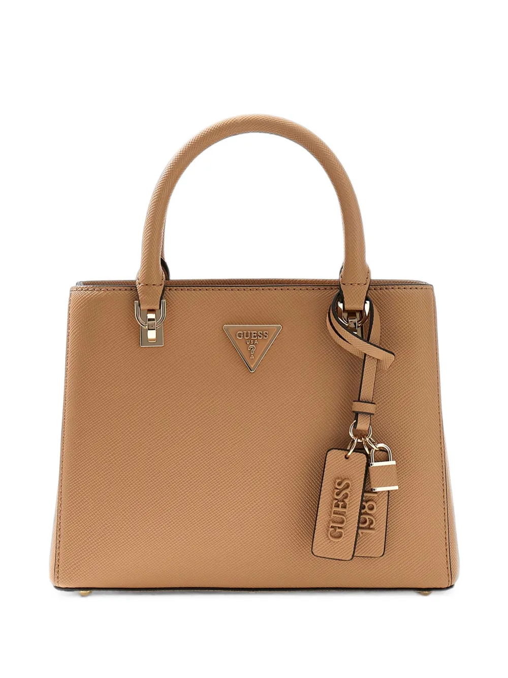 GUESS USA Noelle saffiano-effect tote bag - Toni neutri