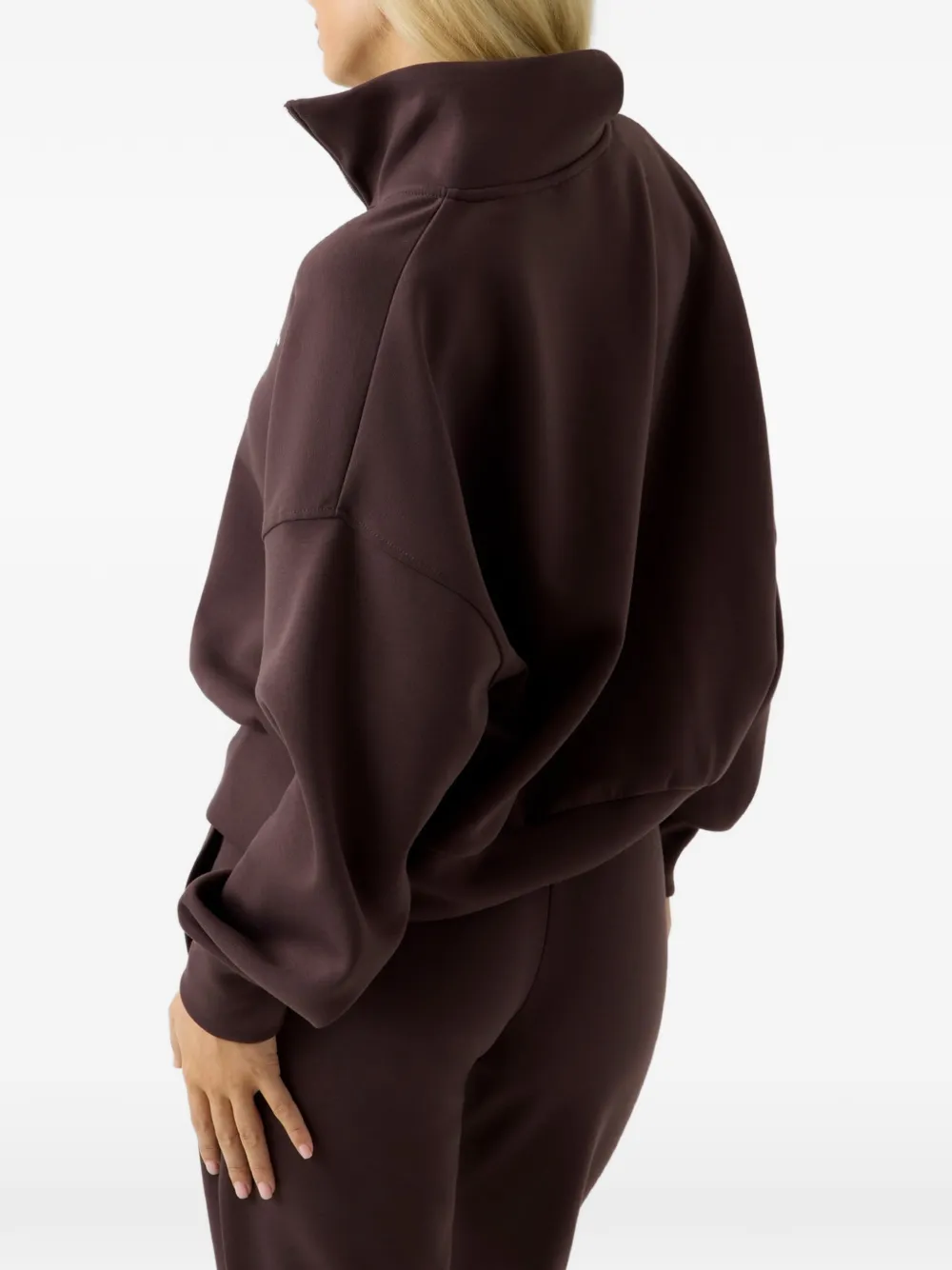 GUESS USA Sweater met logoprint Bruin