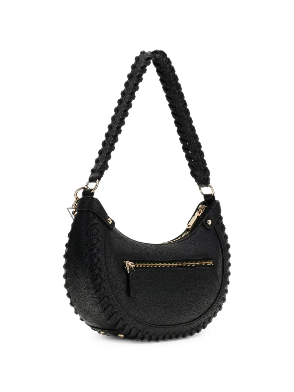 GUESS USA Petra schoudertas met stiksels Zwart