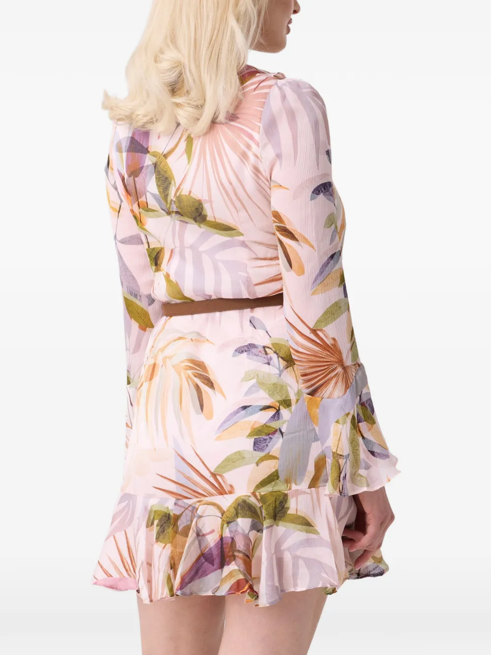 GUESS USA Jurk met ruches Roze