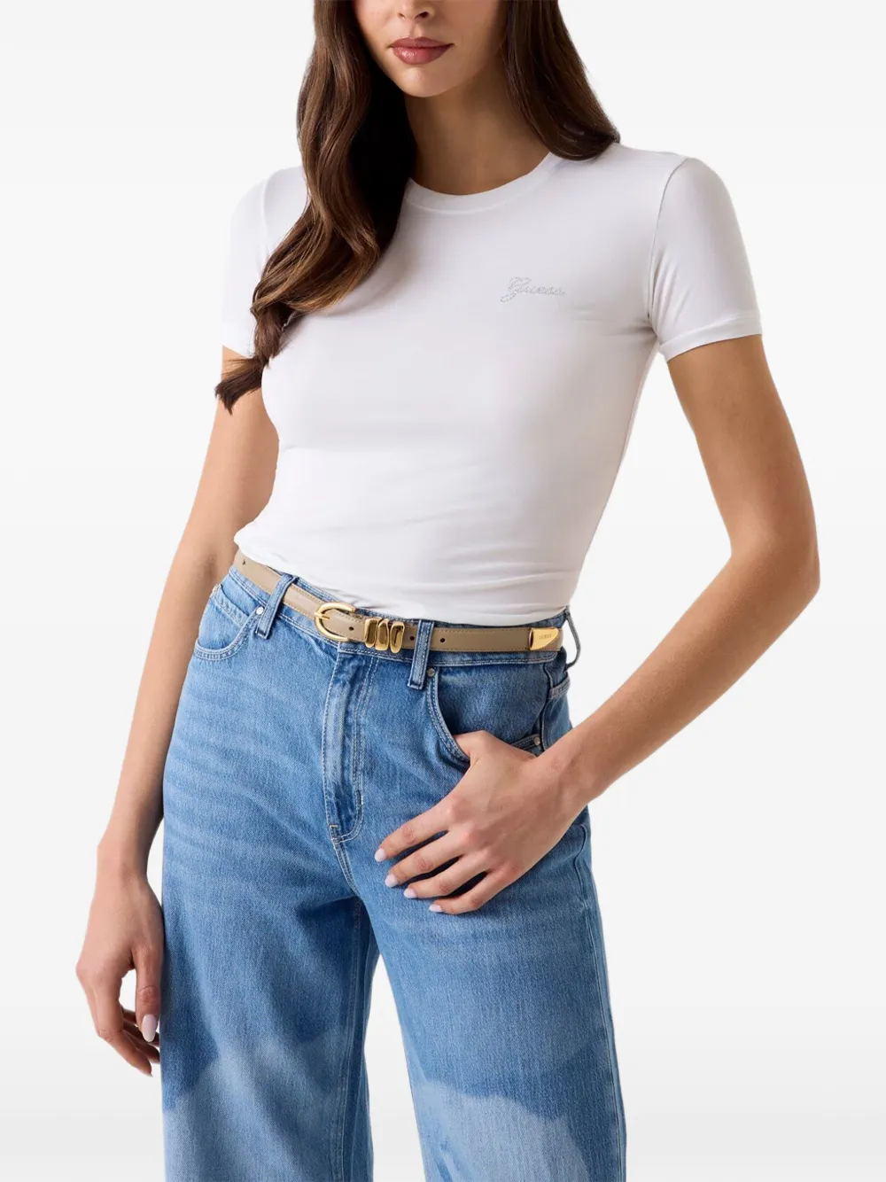GUESS USA T-shirt con logo - Bianco