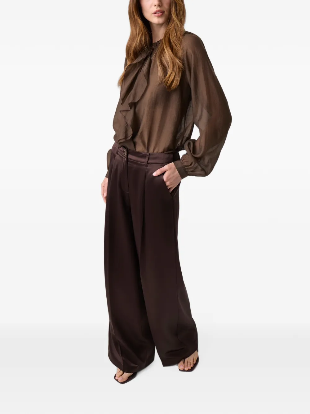 GUESS USA belt-loops trousers Bruin