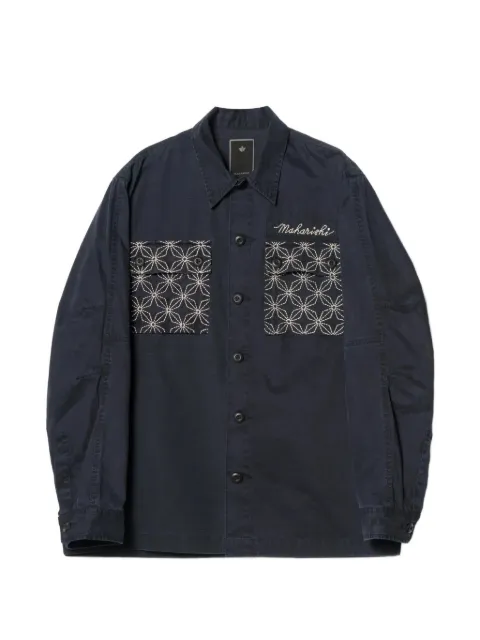 Maharishi Sashiko embroidered ripstop shirt