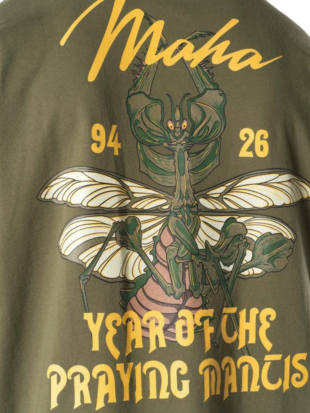 Maharishi T-shirt met grafische print Groen