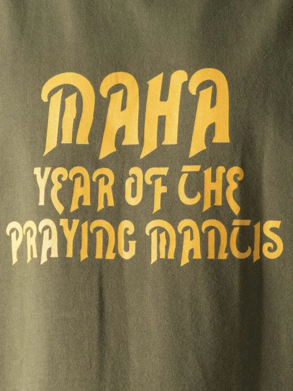Maharishi T-shirt met grafische print Groen