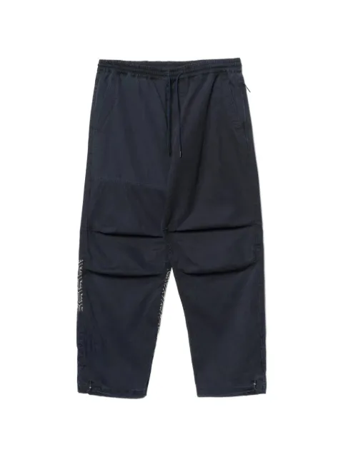 Maharishi Sashiko embroidered drawstring trousers