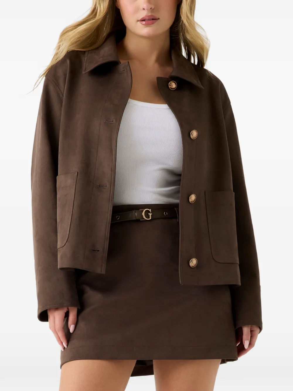 GUESS USA Grace suede jacket