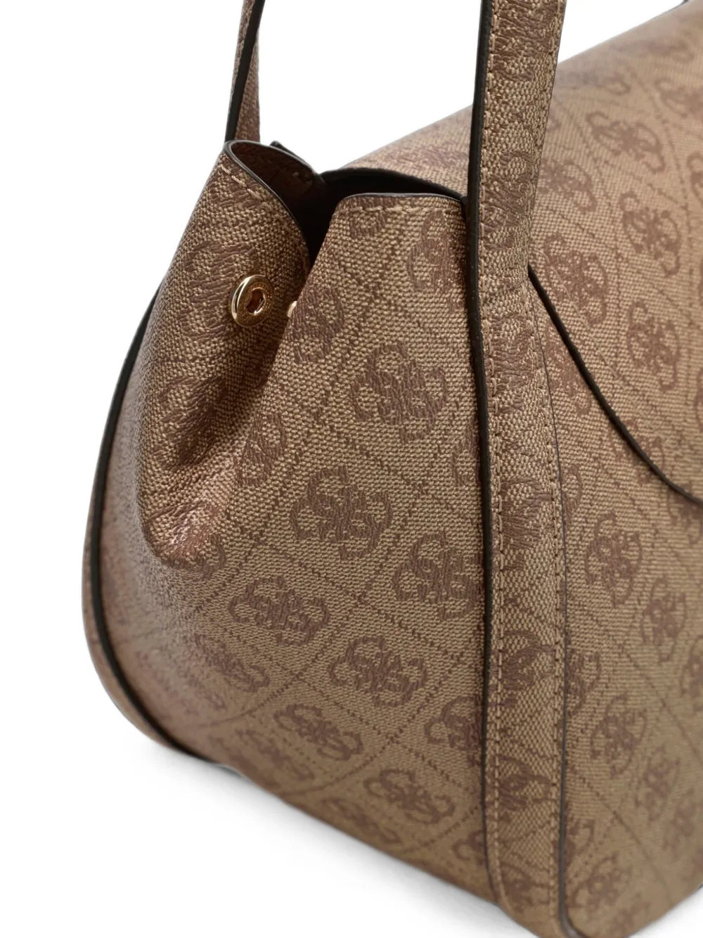 GUESS USA Coleen schoudertas met monogram-print Bruin