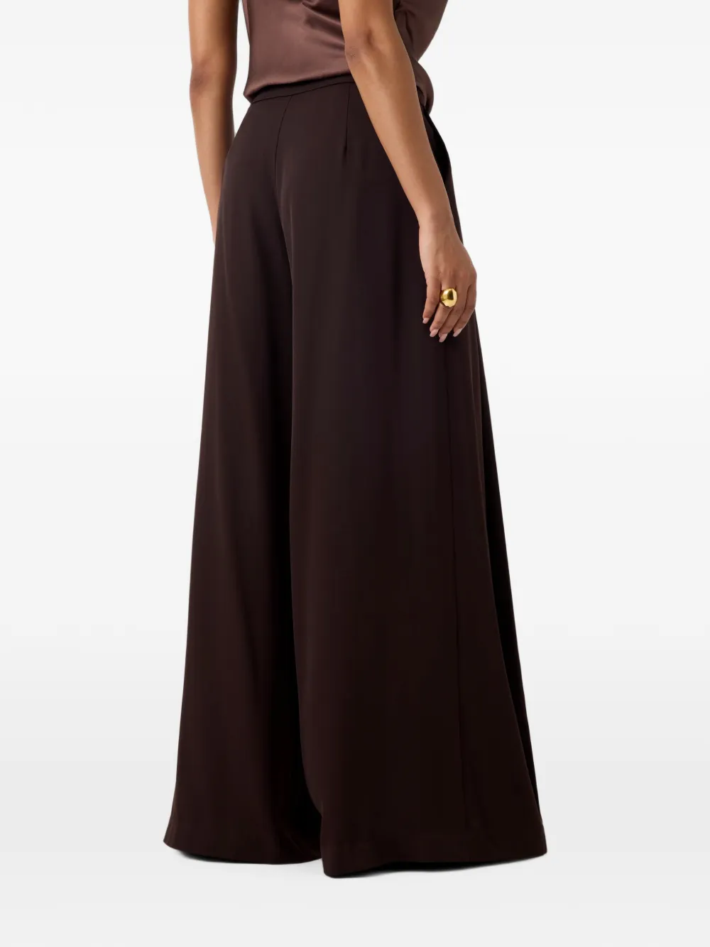 GUESS USA Marciano palazzo plooibroek Bruin