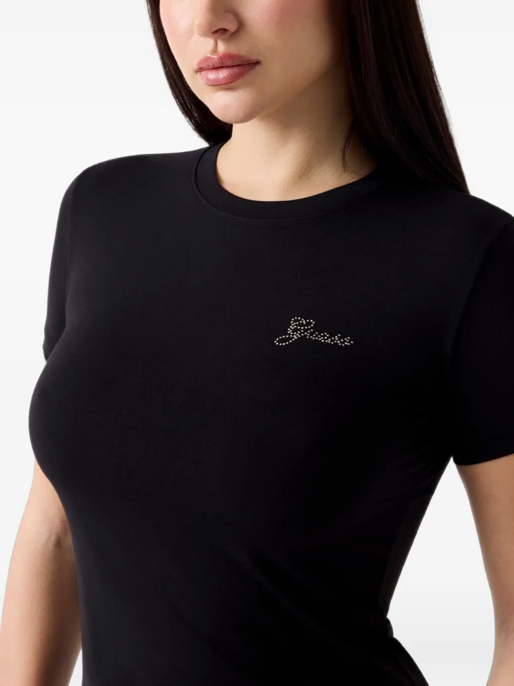 GUESS USA T-shirt verfraaid met logo Zwart