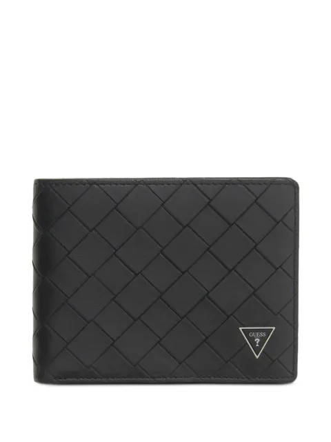 GUESS USA cartera Torino plegable tejida