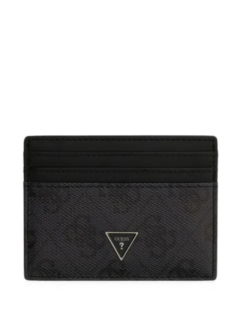 GUESS USA tarjetero Milano con placa del logo