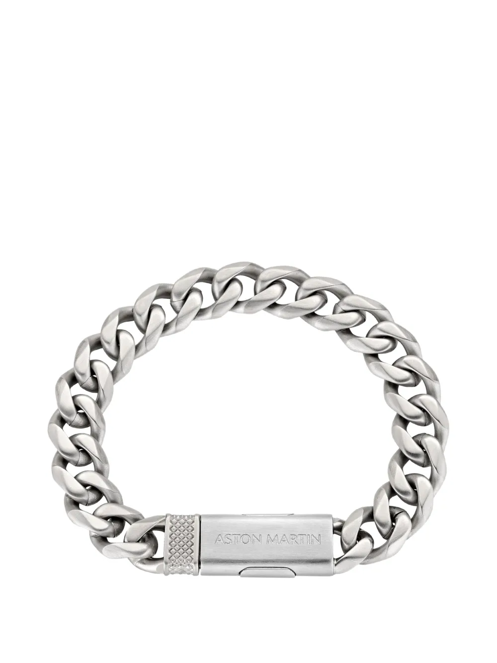 Aston Martin Bracciale a catena Gourmette - Argento