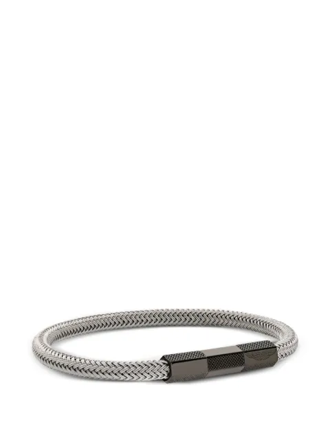 Aston Martin magnetic-clasp woven bracelet