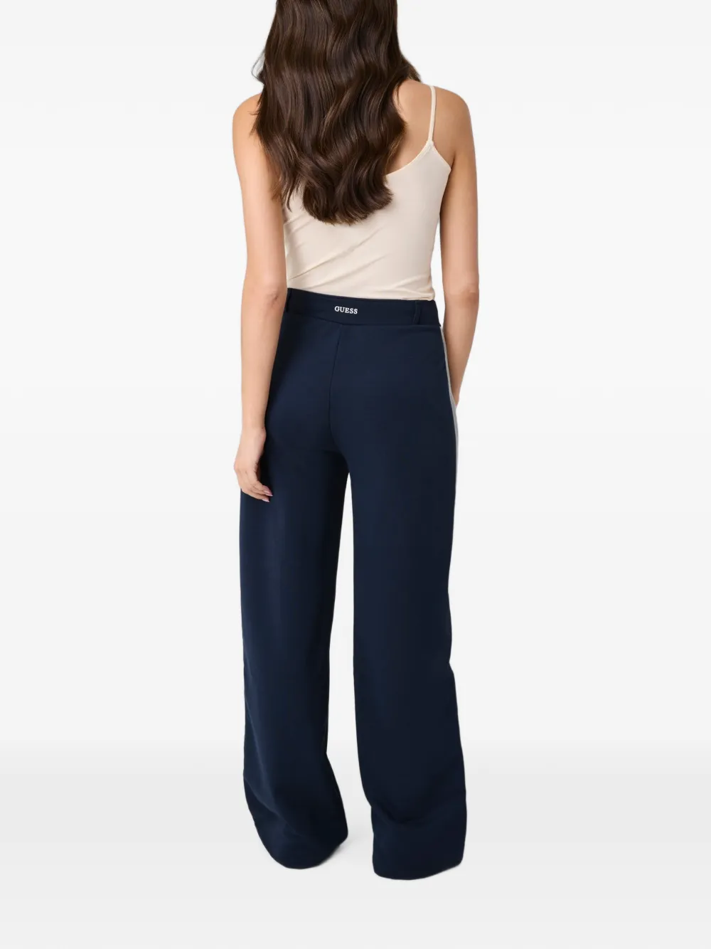 GUESS USA Trainingsbroek met zijstreep Blauw
