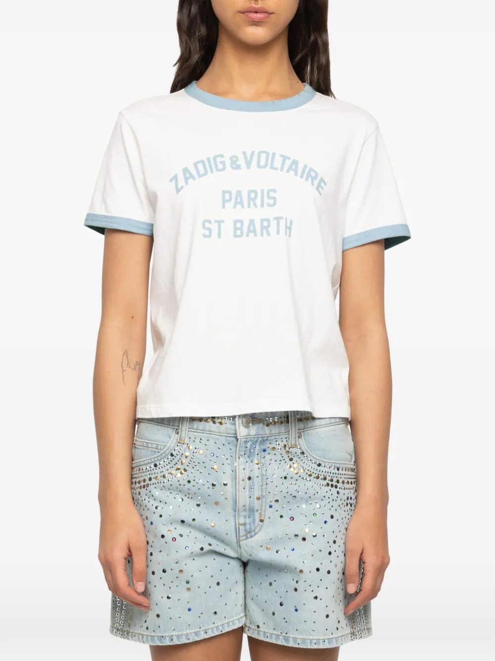 Zadig&Voltaire Woos St. Barth T-shirt Wit