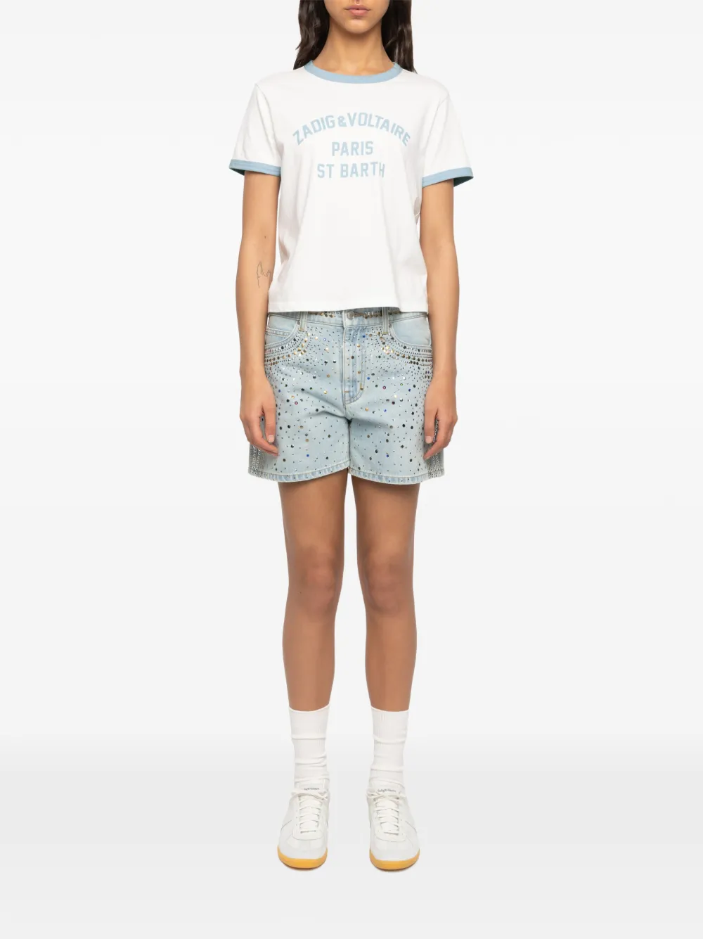 Zadig&Voltaire Woos St. Barth T-shirt Wit