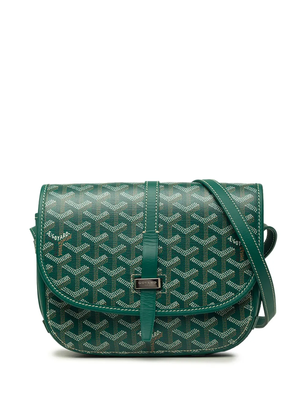 Goyard Pre-Owned 2010-2026 Goyardine Belvedere PM crossbody bag - Verde