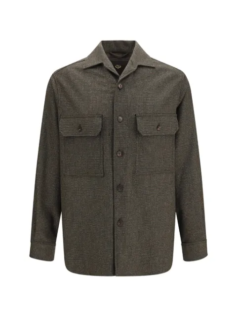 Loro Piana Ambrose Prince of Wales check shirt