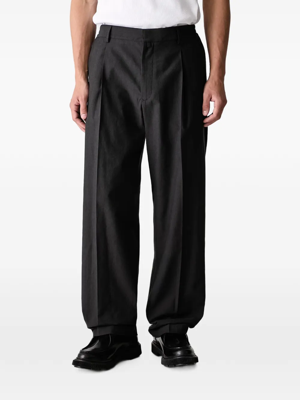 MM6 Maison Margiela pantalon en laine - Gris MM6 Maison Margiela pantalon en laine - Gris