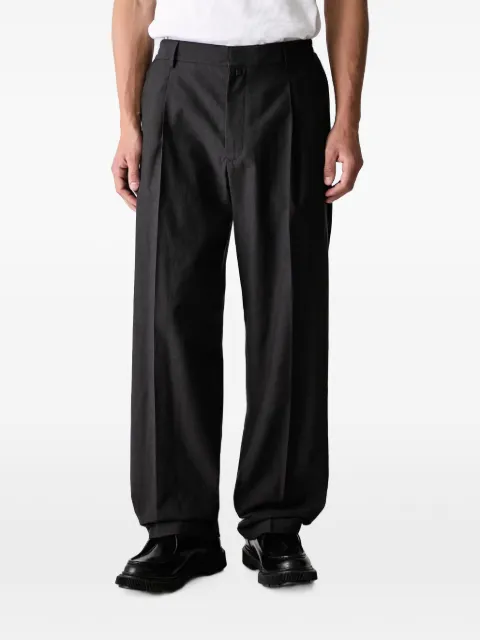 MM6 Maison Margiela pantalones camiseros de lana