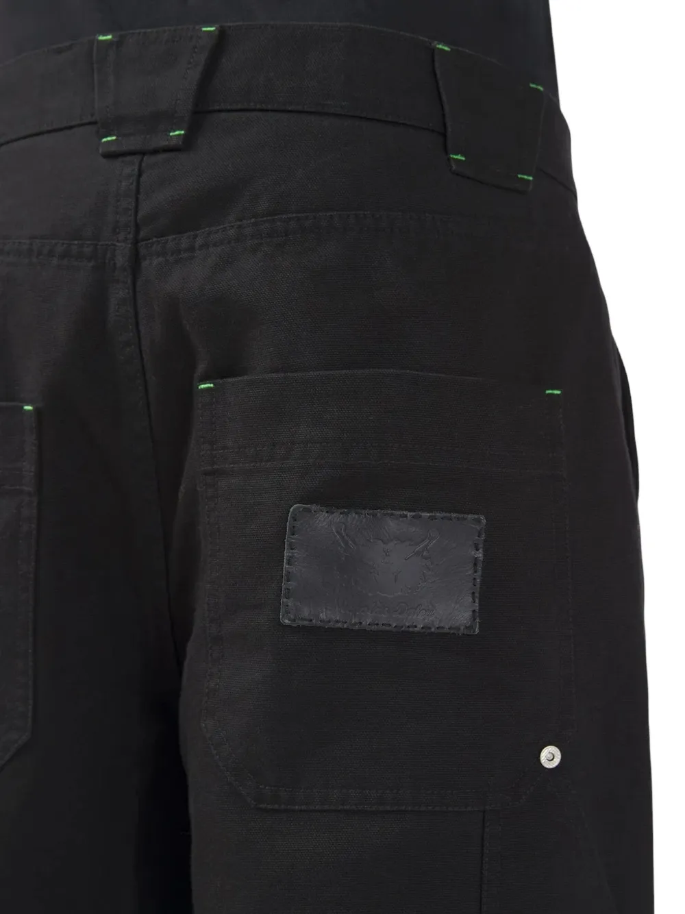 Nicholas Daley Carpenter straight-leg jeans Zwart