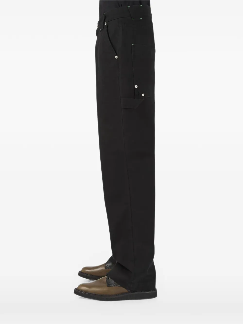 Nicholas Daley Carpenter straight-leg jeans Zwart