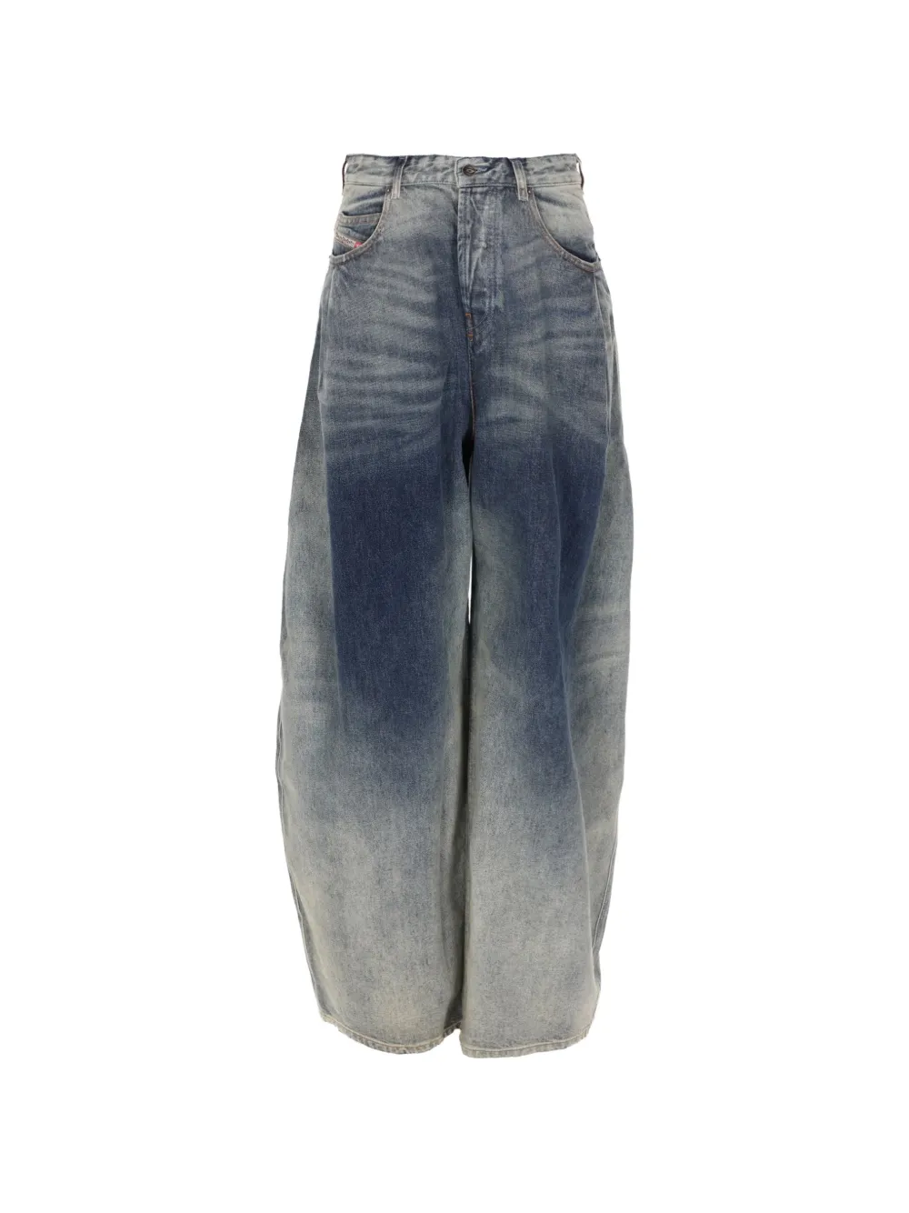 Diesel relaxed jeans high waist 1987 D-Khelz - Blu