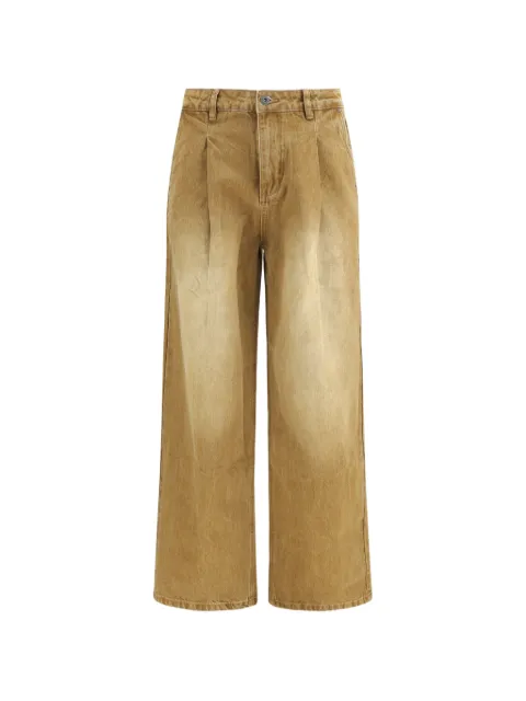 FOUND wide-leg pleated jeans